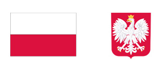 Flaga i godło Polski